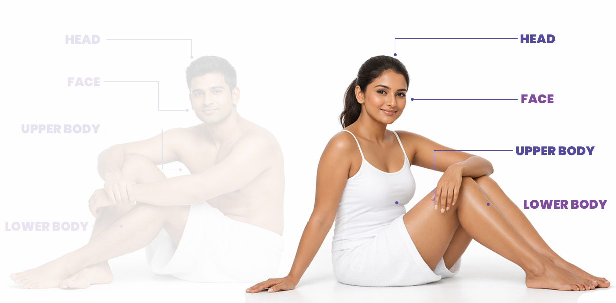 Female dermatology model