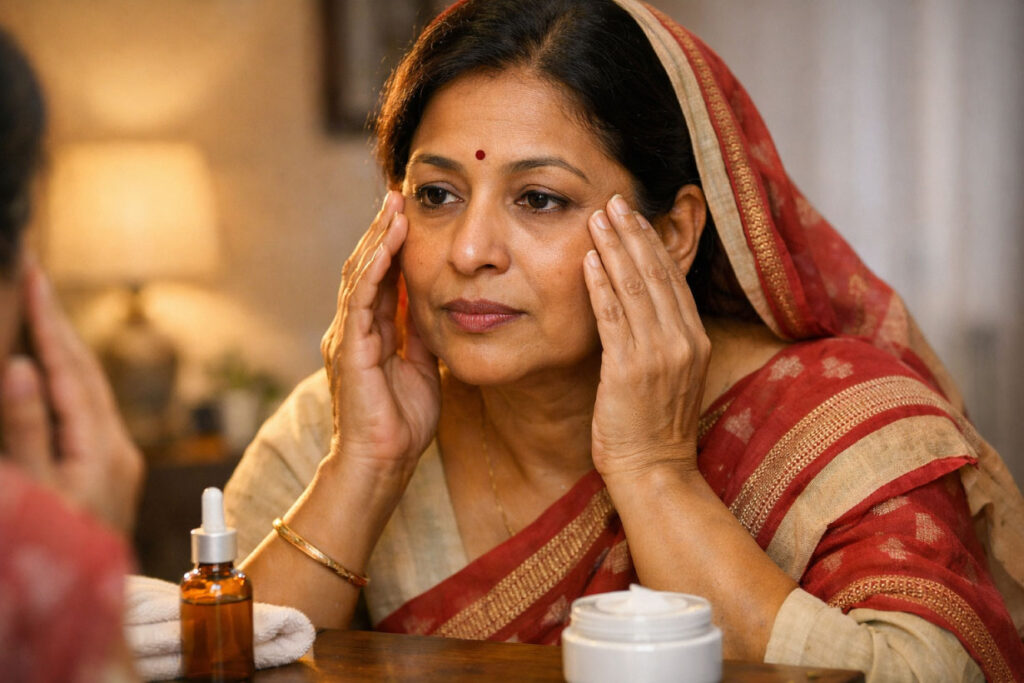 aging skin problems bangladeshi woman