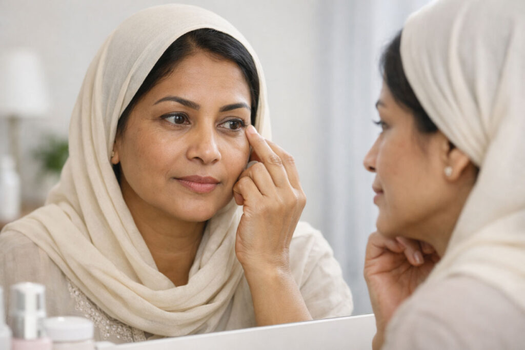 skin aging signs early and advanced